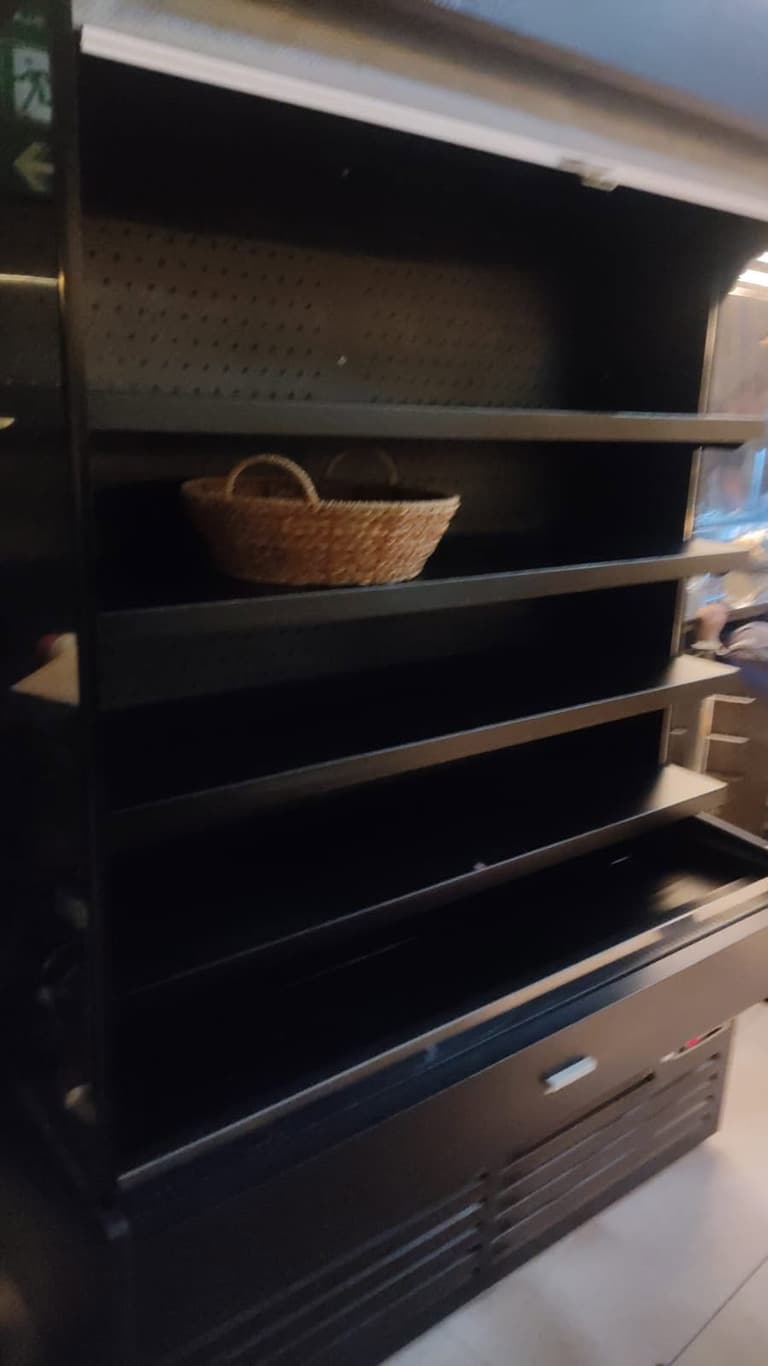 Góndola exhibidora comercial
