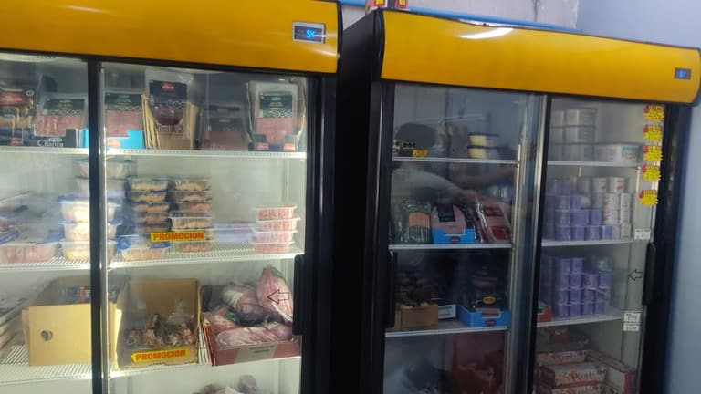 Visicoolers de supermercado con puertas de vidrio